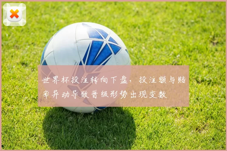 世界杯投注转向下盘，投注额与赔率异动导致晋级形势出现变数